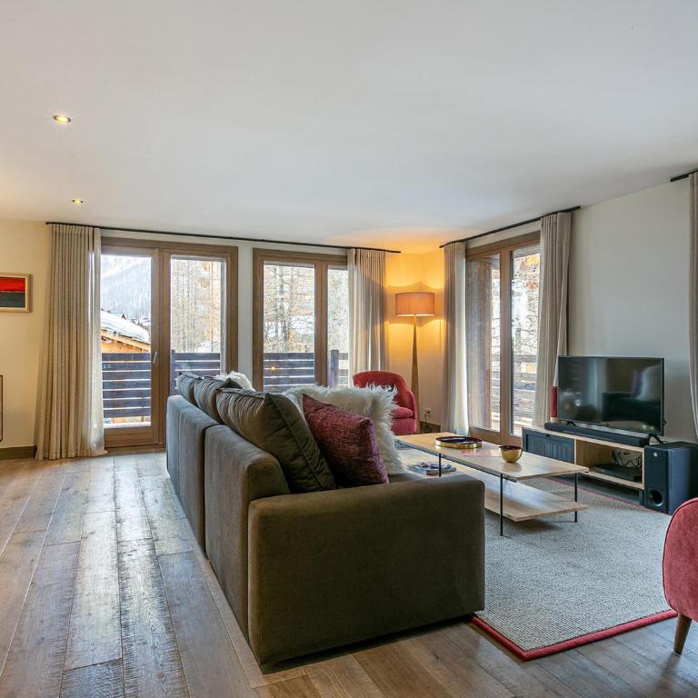 Appartement haut standing, 5 pièces pour 8 pers., proche du centre, lumineux, Val-d'Isère - Apartment mit 4 Schlafzimmern - 1