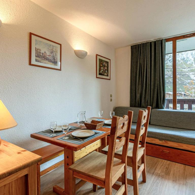 Studio cabine 4 pers. aux pieds des pistes avec parking, animaux acceptés - FR-1-694-66 - Monolocale - 1