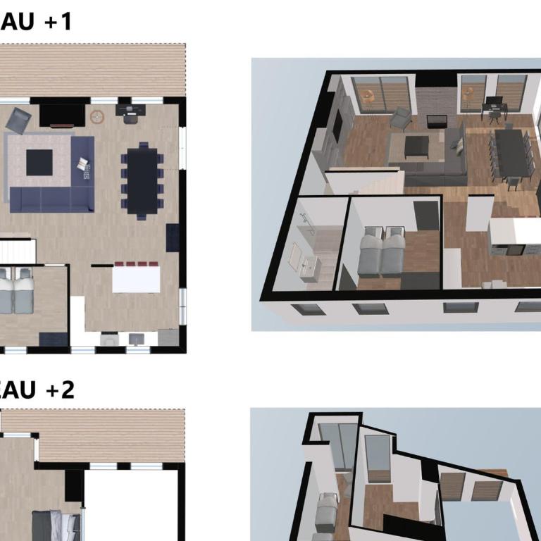 Appartement de standing avec terrasse plein sud, centre Val d'Isère, proche pistes, 8 personnes - FR-1-694-96 - Apartment - 2
