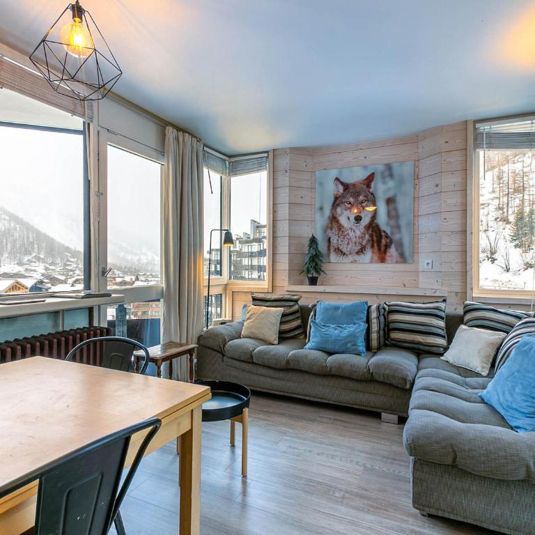 Appartement lumineux 46m² avec Wifi, animaux admis, pour 6 personnes à Val-d'Isère - Appartement 2 Chambres - 1