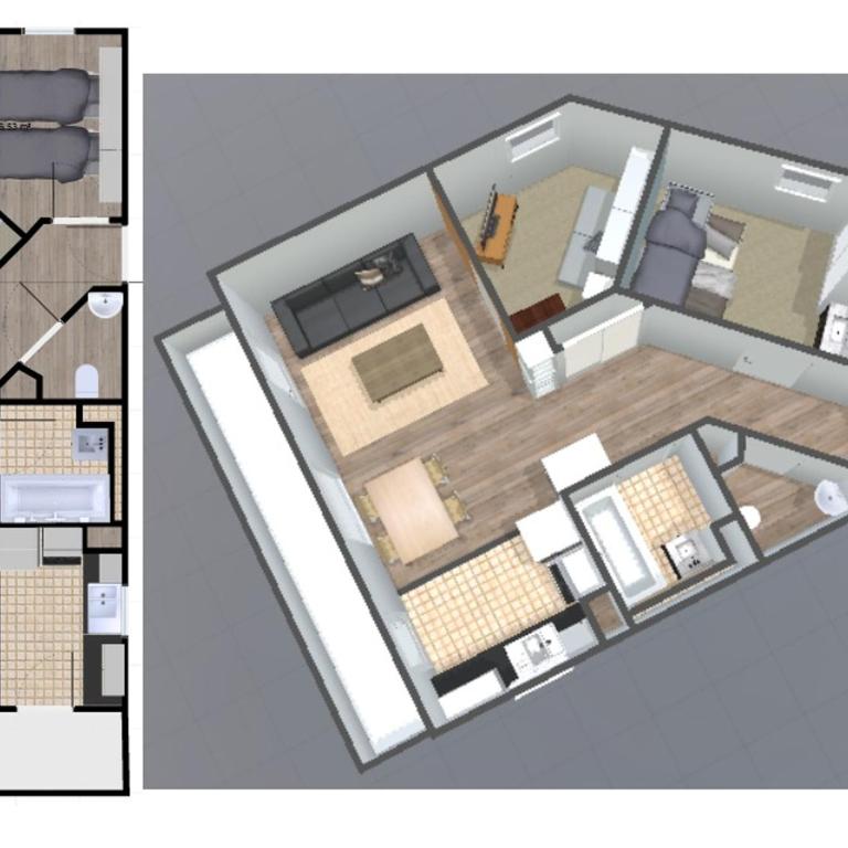 Élégant 4 pièces avec wifi à 5 min du centre de Val-d'Isère - FR-1-694-235 - Apartment - 2