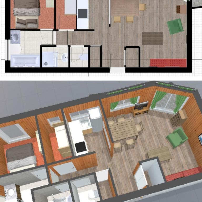 Appartement Chaleureux avec Parking et Accès Facile aux Pistes à Val-d'Isère - FR-1-694-233 - Appartement - 3
