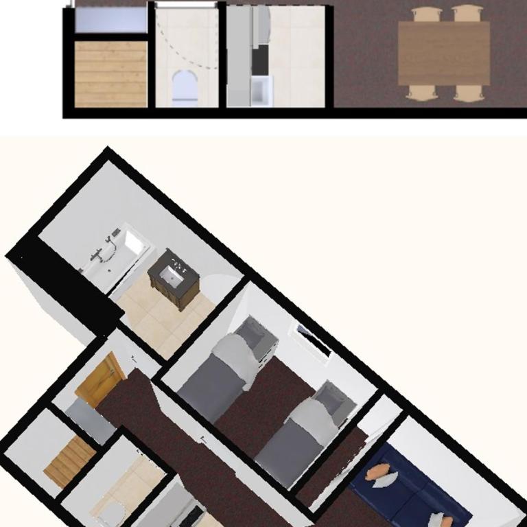 Studio confortable avec lits faits et ménage inclus à Val-d'Isère - FR-1-694-288 - Studio - 2