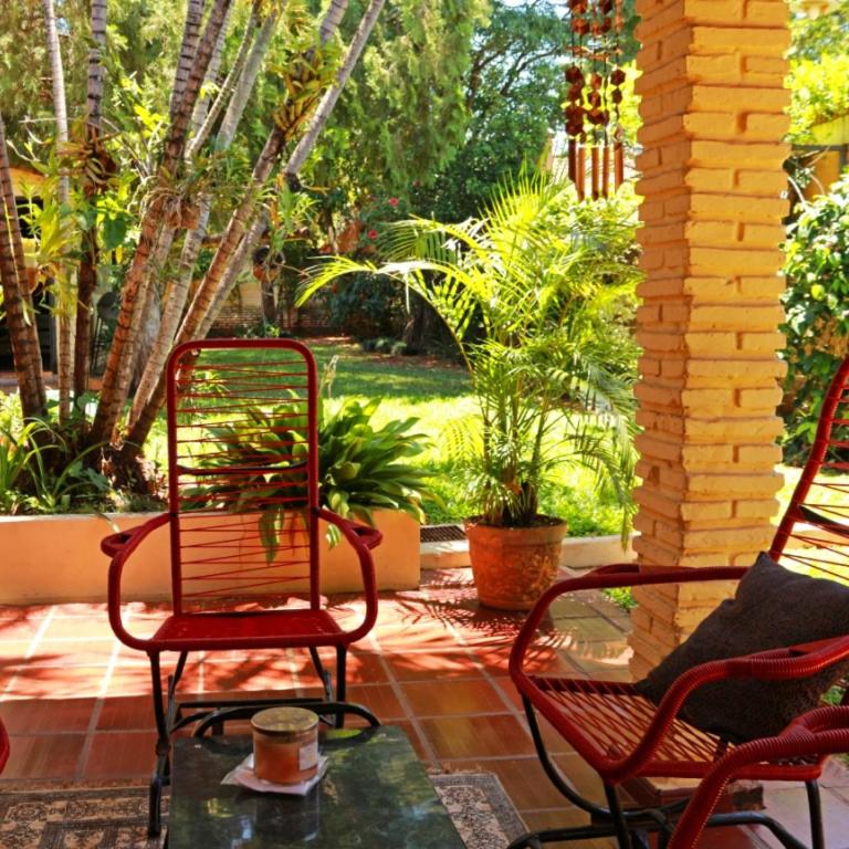 House in Barrio Herrera - Double Room with Garden View - 4