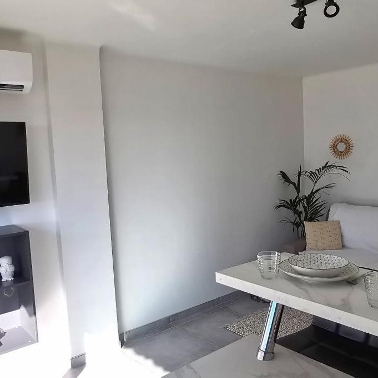 Cannes Pointe Croisette studio plage 2 min à Pieds - Appartement 1 Chambre - 11