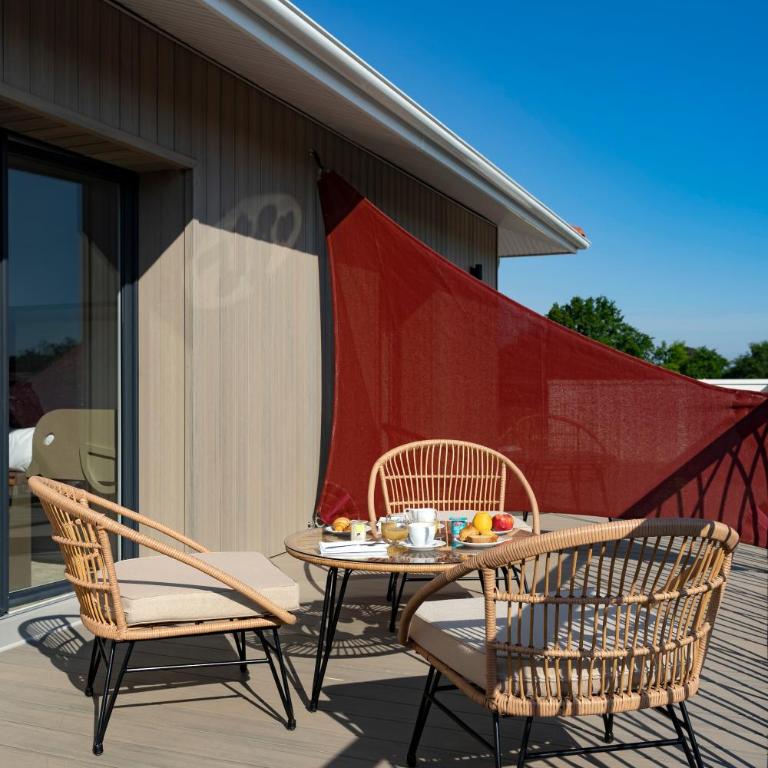 HOTEL LE 25 - Chambre Double avec Terrasse - 4