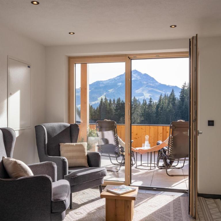Ferienwohnung Bergliebe - Apartamento de 2 dormitorios con ducha - 7