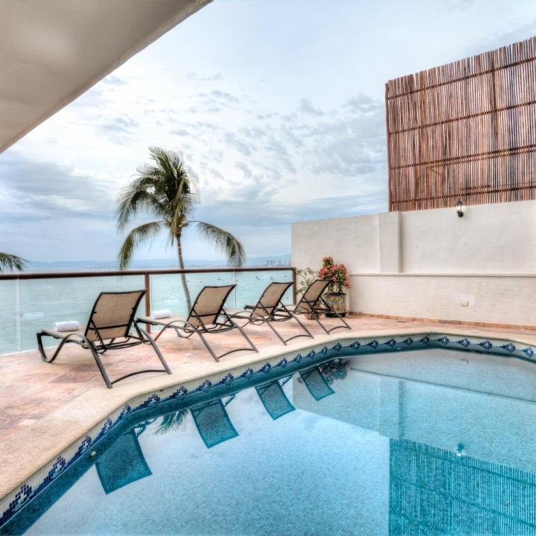 Vallarta Shores Beach Hotel - Suite de 3 dormitorios con piscina privada - 12