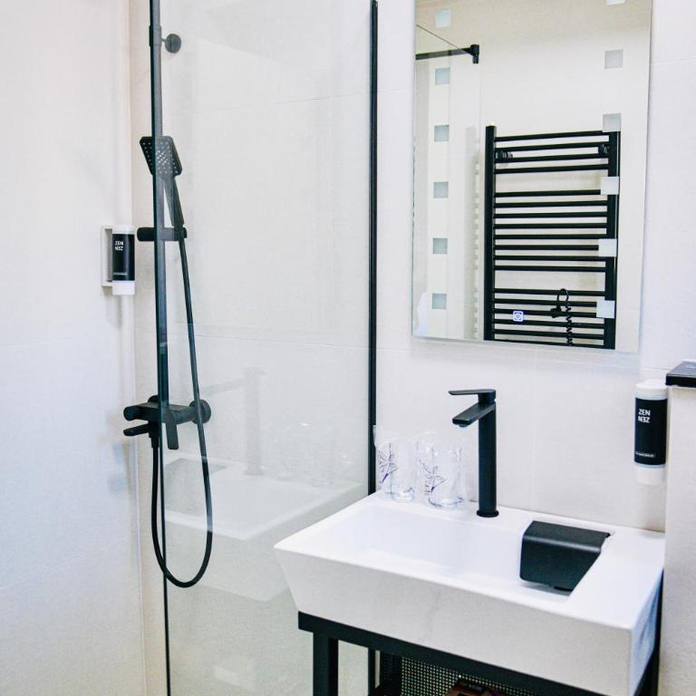 Templum apartments - Slavija square - Deluks Dvokrevetna Soba sa Bračnim Krevetom i Tušem - 3