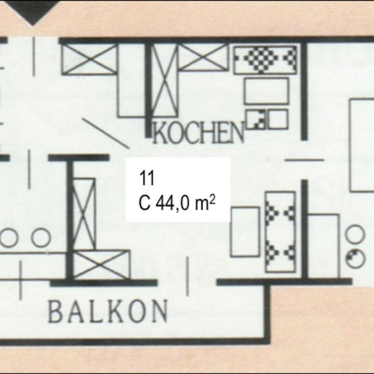 Ferienwohnungen Fiala-Köfer - Apartment mit 2 Schlafzimmern und Balkon - 1
