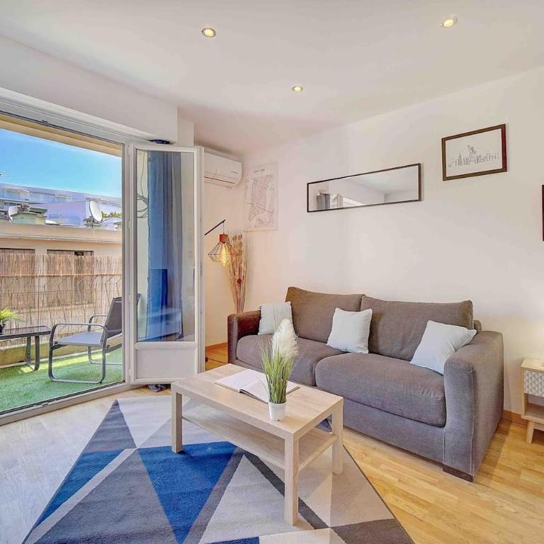 Le Max et Leo - 600m plage - Verrière côte d'Azur - Appartement avec Balcon - 1