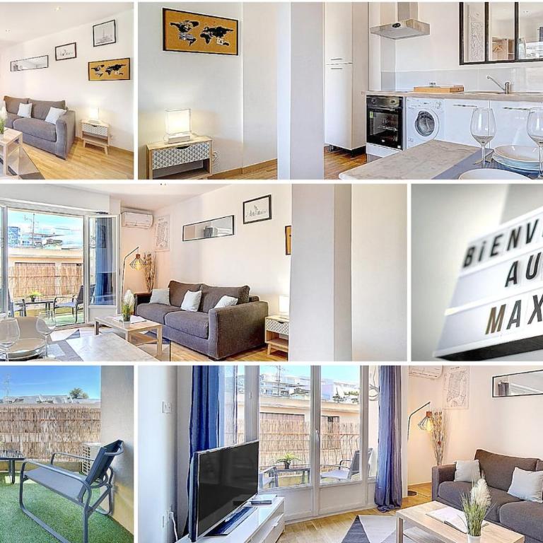 Le Max et Leo - 600m plage - Verrière côte d'Azur - Appartement avec Balcon - 20