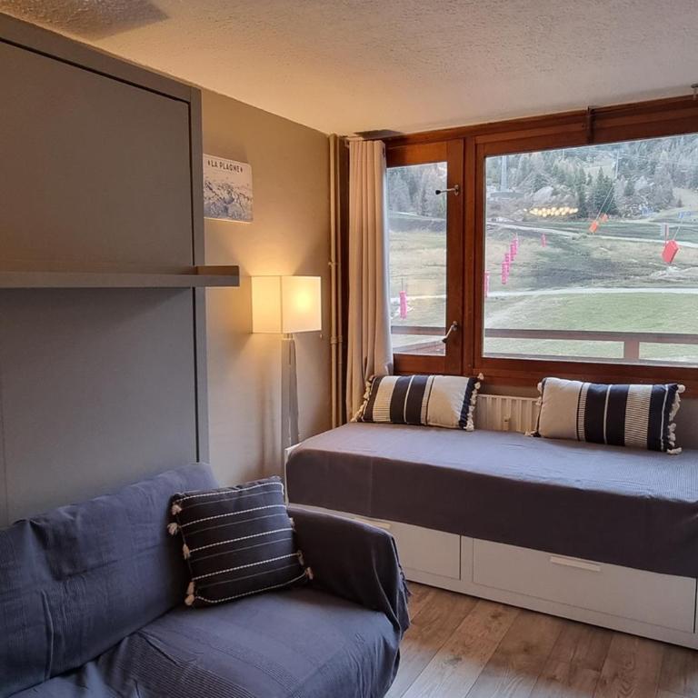 Studio chaleureux, vue pistes - 3 pers. - Studio - 2