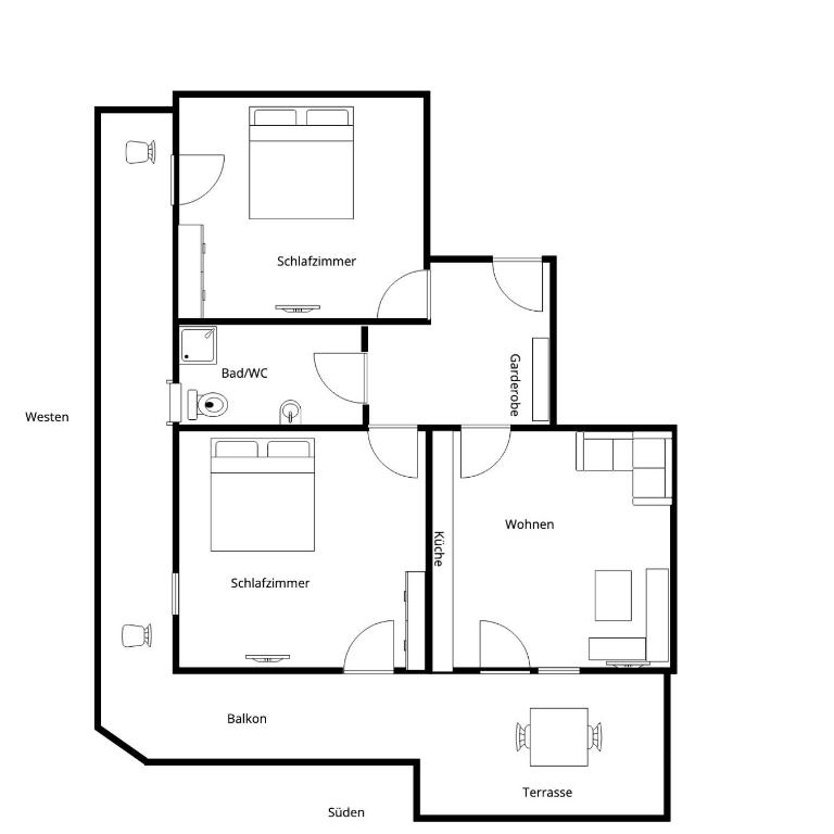 Bergbauernhof Schoberlehen - Apartment mit Balkon - 2