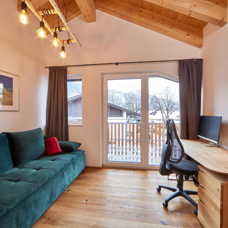 Chalet Wild - Apartment mit Blick auf die Berge - 15