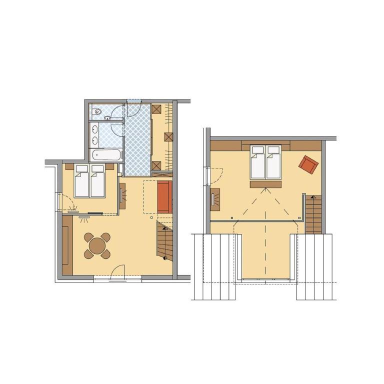 Aparthotel DIE SONNE - Deluxe Apartment mit 2 Schlafzimmern - 2