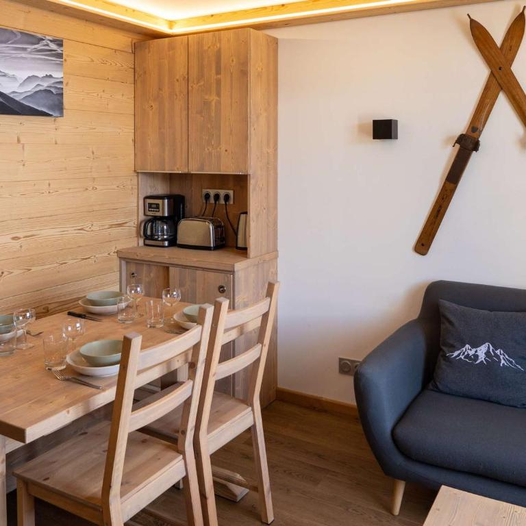 Appartement moderne à Val Thorens - 4 pers - 1 chambre, 1 cabine, skis aux pieds, balcon - FR-1-637-30 - Apartment (4 Adults) - 1
