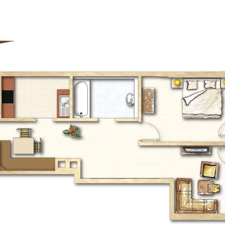 Gästehaus Wechs - inklusive Hindelang PLUS - Apartment mit 1 Schlafzimmer - 9