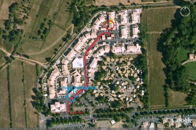 Belle villa 2 chambres, veranda, terrasse parking privatif dans résidence sécurisée avec piscine commune 800 m de la mer LRCS87 - Haus mit 2 Schlafzimmern - 14