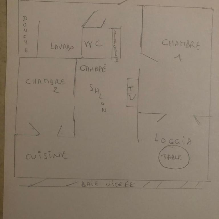 T3 vue sur mer, renové à neuf, 4 à 6 pers,65 m2-500 M de la plage - Appartement 2 Chambres - 14