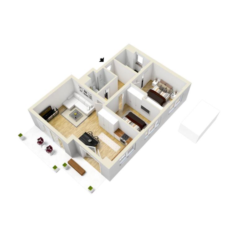 Monusse Boid Wohnung 13 - Superior Apartment mit Sauna - 12