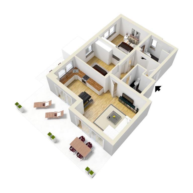 Monusse Boid Wohnung 8 - Superior Apartment mit Sauna - 21