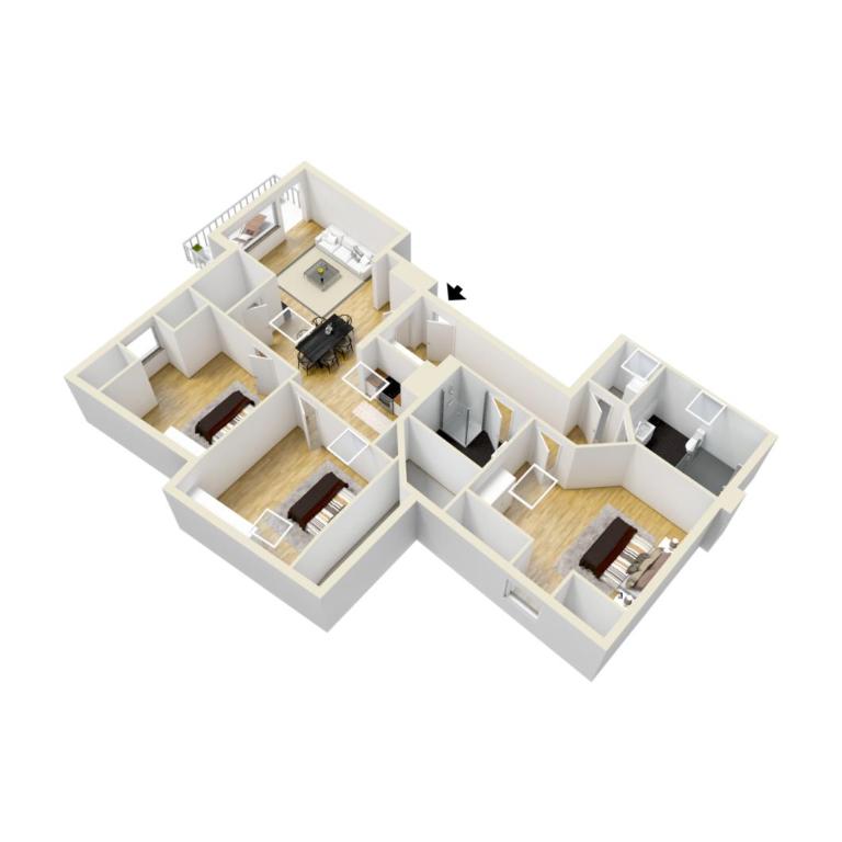 Monusse Boid Wohnung 12 - Apartment mit Balkon - 18