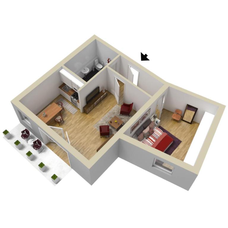 Ferienwohnung Am Kienberg - Apartment mit Blick auf die Berge - 12
