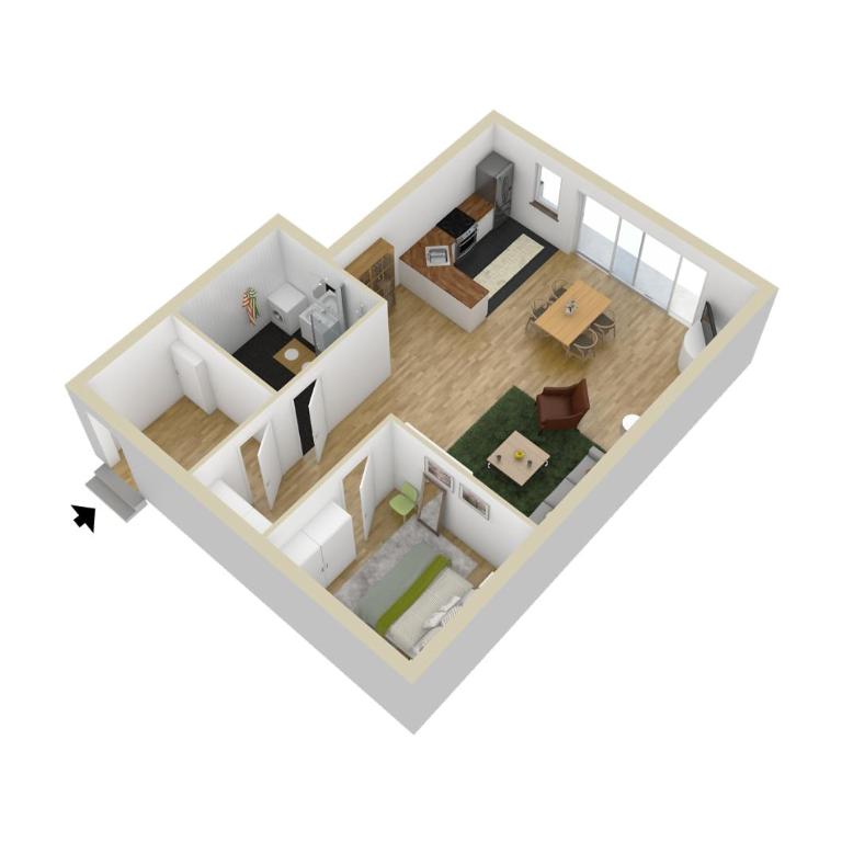 Ferienwohnung Bergblick Dachgeschoss - Apartment mit Blick auf die Berge - 7