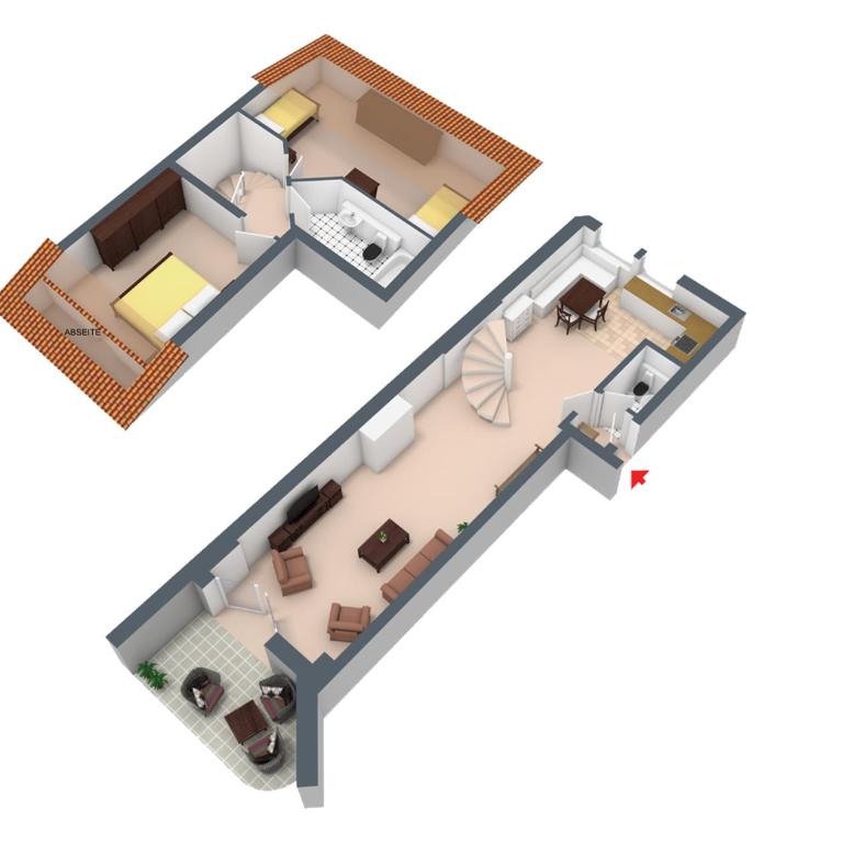 Ferienanlage Neuschwansteinblick Ferienwohnung 128 - Apartment mit Blick auf die Berge - 9