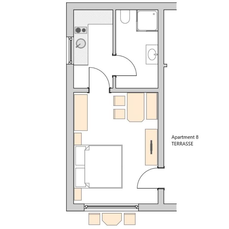 Haus Tobias - Apartment mit Terrasse - 1