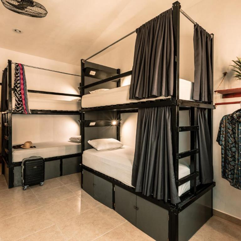 Che Holbox Hostel & Bar Adults Only - Cama en habitación compartida mixta de 4 camas - 6