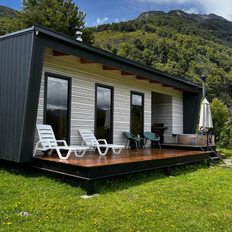 Aysén Lodge - Cabaña con Tinaja - One-Bedroom Chalet - 4