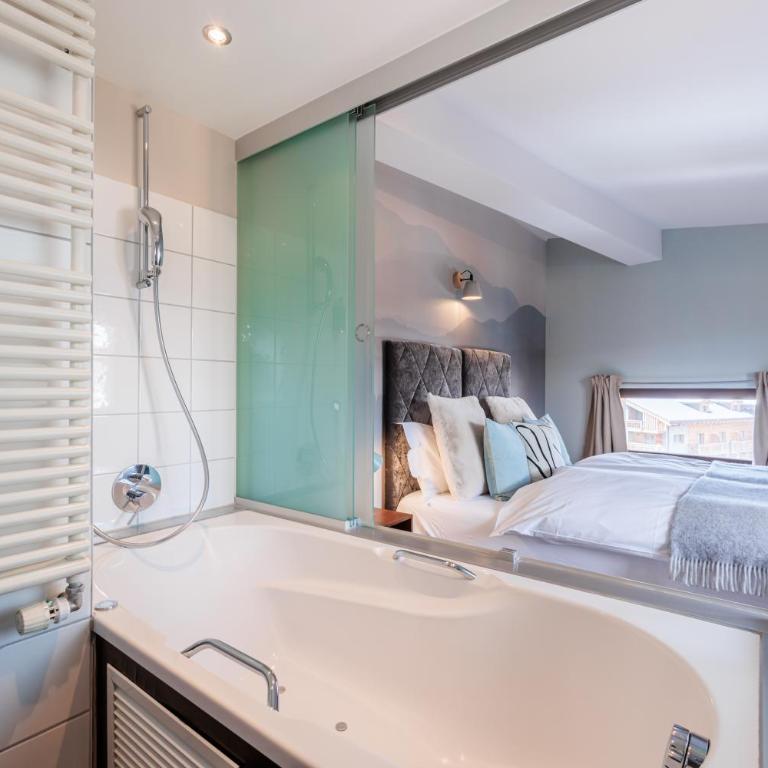 No 8 Bed & Bar - Chambre Lits Jumeaux - Vue sur Montagne - 1
