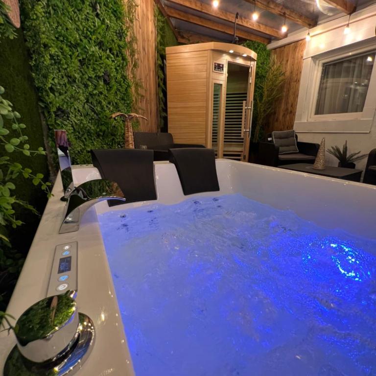 SPA de charme 6 pers avec Jacuzzi & Sauna privatifs au coeur de ville - Esprit Coco - Superior Apartment mit Sauna - 2