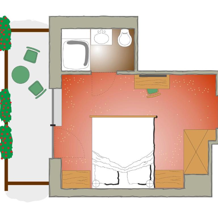 Landhotel Berghof - Kleines Doppelzimmer - 1
