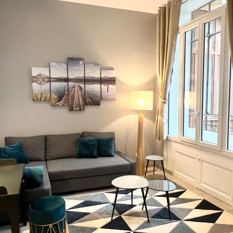 T2 Hyper centre 3 étoiles Rue des Bains - Apartment mit 1 Schlafzimmer - 1