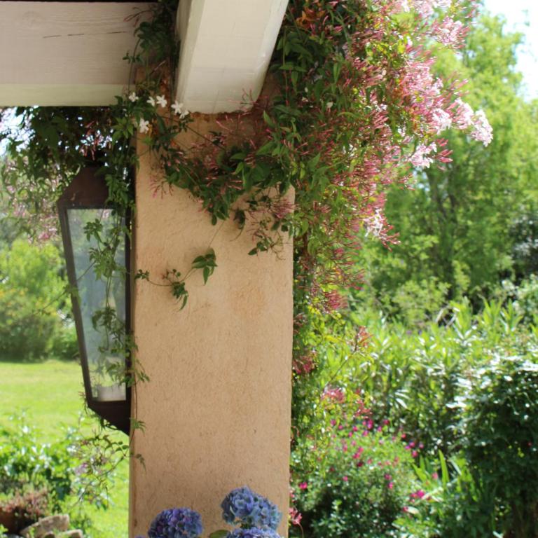 Mas Les Romarins, 10 min d'Uzès, piscine et grand jardin clos, jeux, nid de repos et base pour activités dans le Gard - Villa - Vue sur Jardin - 27