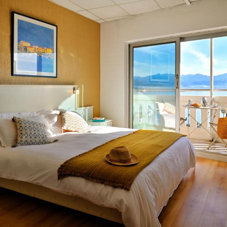 Hôtel Du Golfe - Chambre Double avec Terrasse et Vue sur Mer - Étage Supérieur - 1