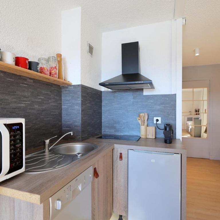 Studio avec très belle vue sur les Angles et proche des pistes - Apartment mit 1 Schlafzimmer - 6