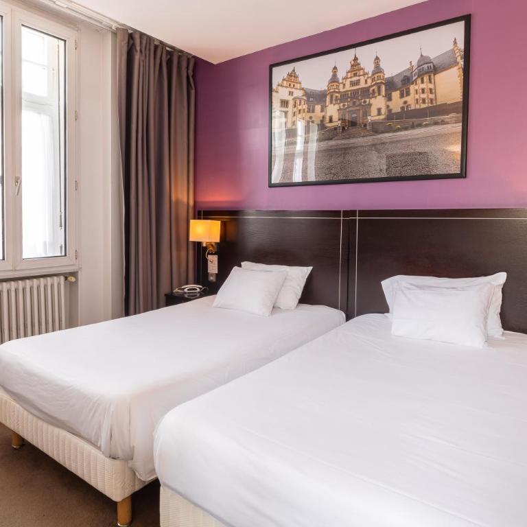 Hôtel Le Mondon Metz - Chambre Lits Jumeaux Confort - 10