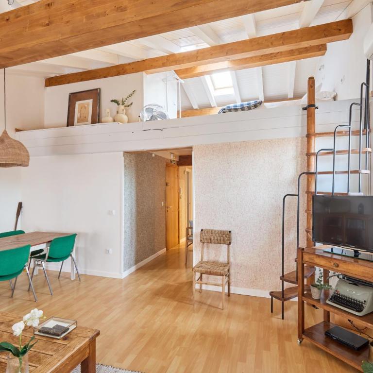 Centro historico en Estafeta, Atico con encanto con vistas a los Encierros de San Fermin - Penthouse Apartment - 4