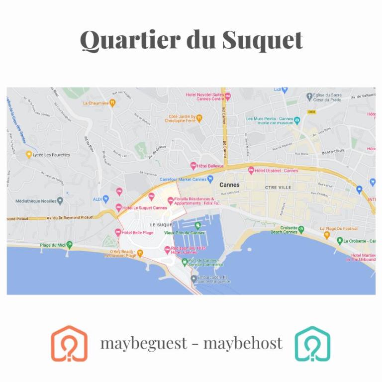 C038-Elegant apt a few steps from beaches - Le Suquet - Apartment - 13