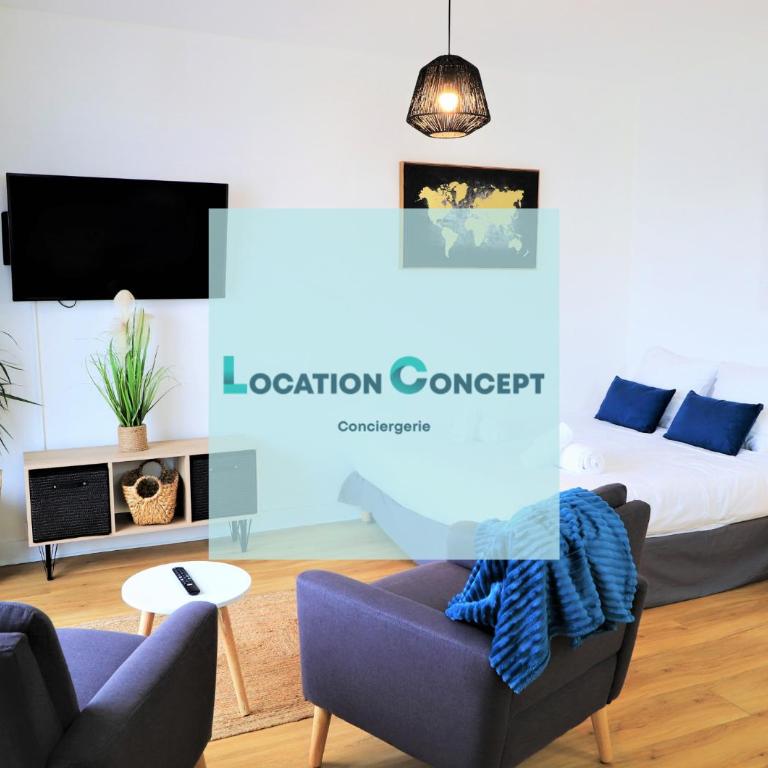 L'ECRIN Logement tout confort wifi, centre-ville, parking privé - Appartamento con 1 Camera da Letto - 1