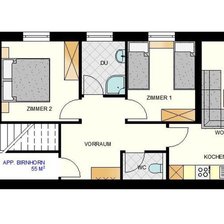 Ferienhaus Niedermoser - Apartment mit 2 Schlafzimmern - 38