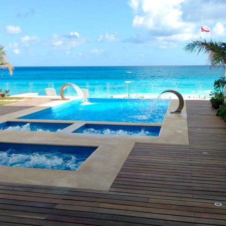 Estudio 4 sobre playa, alberca, gimnasio, jacuzzi - One-Bedroom Apartment - 21