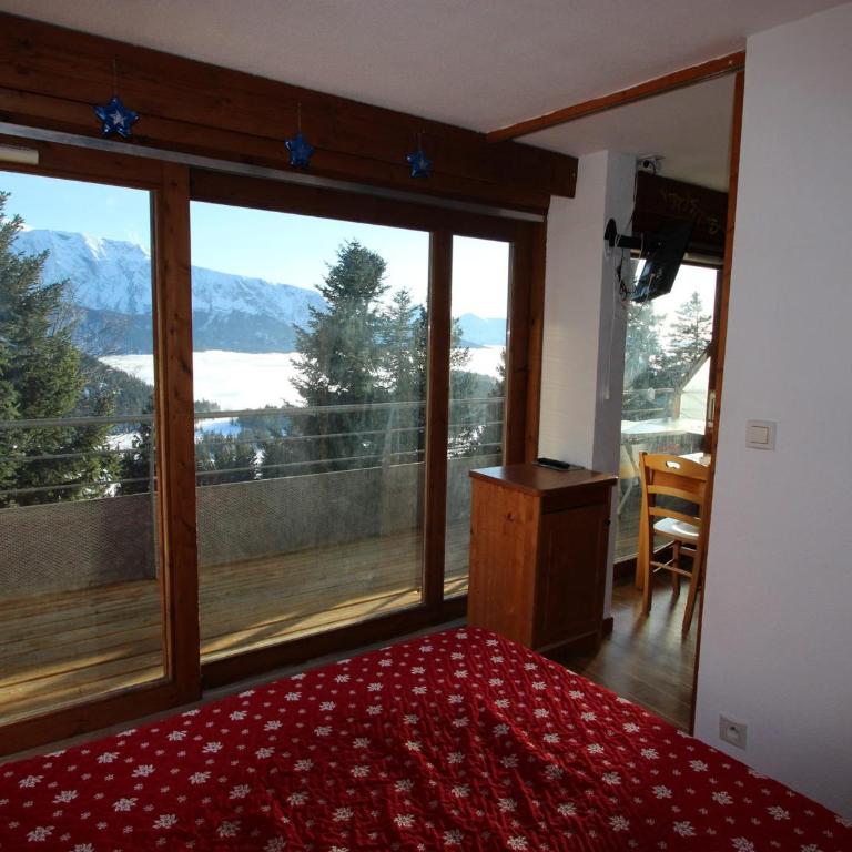 Bel appartement 3* plein sud à Chamrousse, avec terrasse et animaux acceptés - FR-1-549-92 - Apartamento - 12