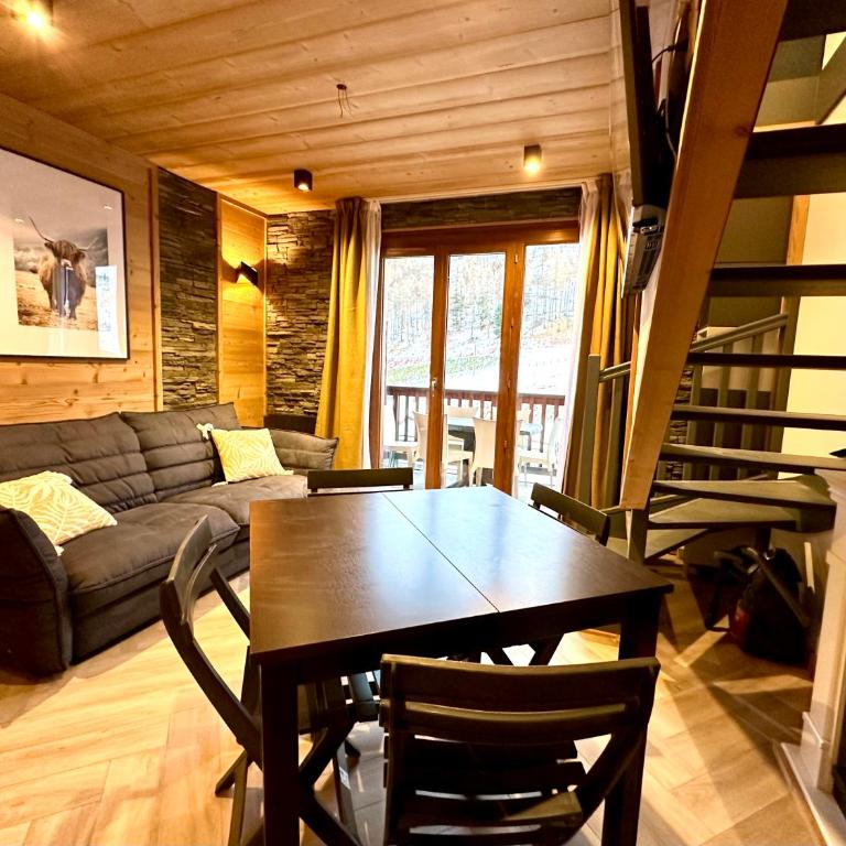 Duplex rénové - 2 chambres 6 personnes vue pistes - Appartamento con 2 Camere da Letto - 13
