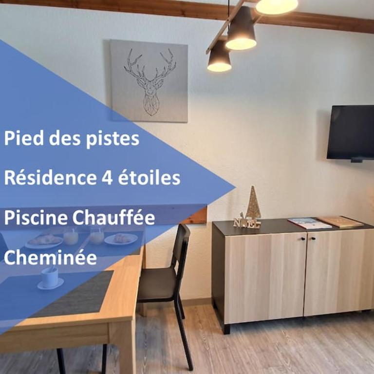 Super studio - Piscine - Parking couvert - Pied des pistes - Studio - Vue sur Montagne - 48