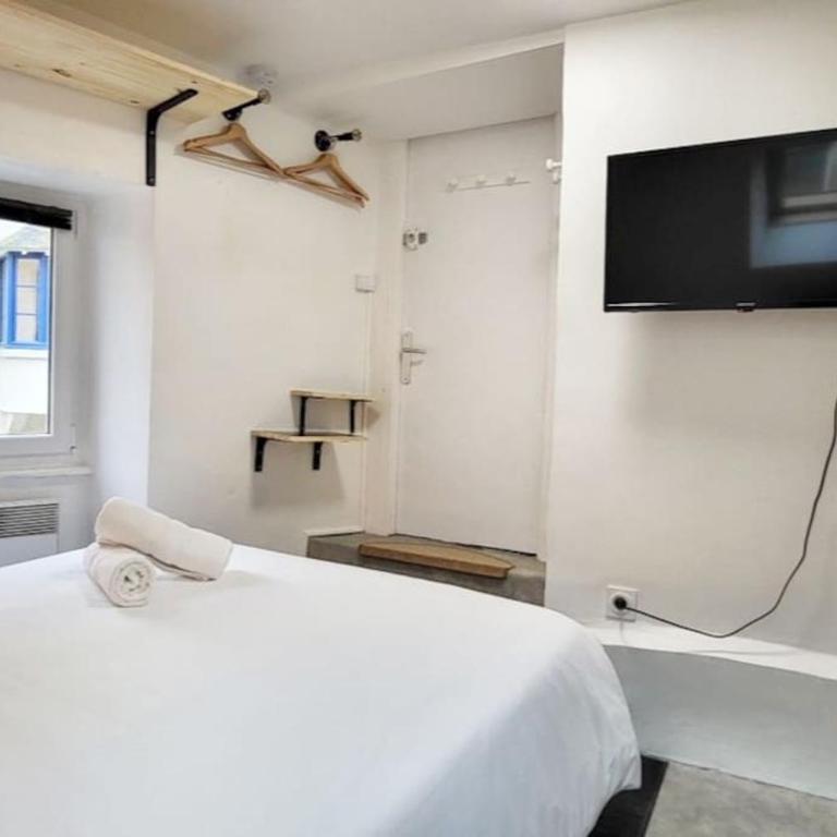 Chambre - Bed & Breakfast - Plage 50m - Résidence - Apartment mit 1 Schlafzimmer - 2